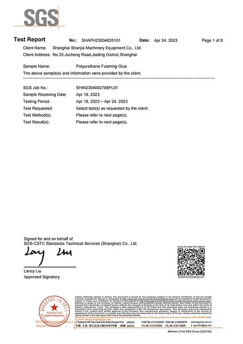 SGS Test Report