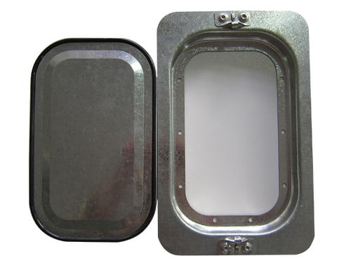Gasket sealing of cabinet cable hole
