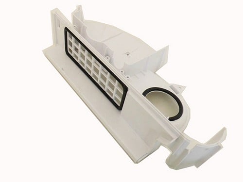 Gasket sealing of sweeping robot parts