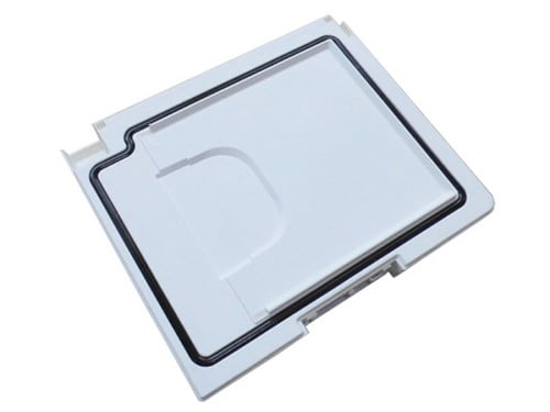 Gasket sealing of sweeping robot parts